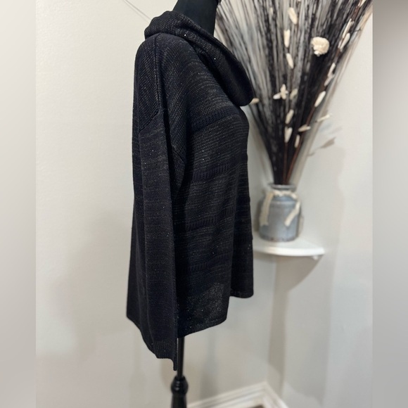 À La Carte's Versatile Black Cowl Neck Sweater size Medium - Picture 8 of 11
